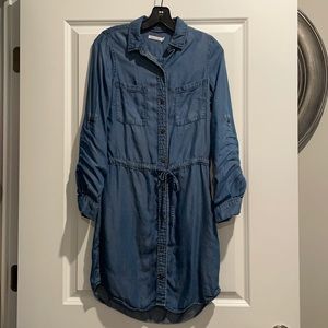 Kenneth Cole reaction chambray dress